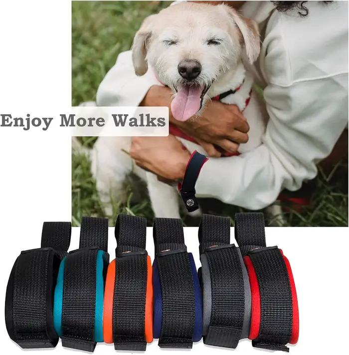 Accessoire supplémentaire de laisse rétractable pour chien – Dragonne et poignet – pour un plus grand confort, une poignée desserrée pour vos mains et un meilleur contraste