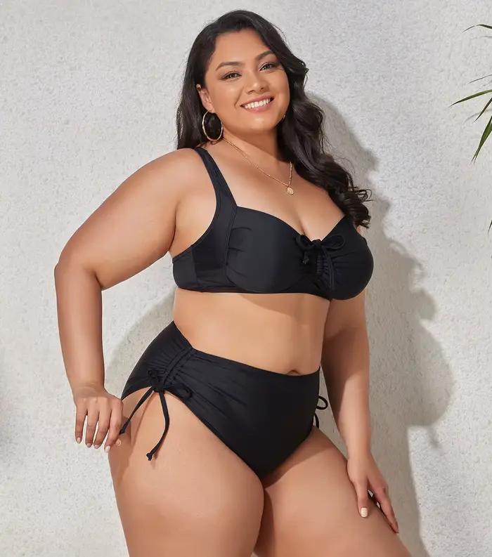 Maillot de bain deux pièces grande taille