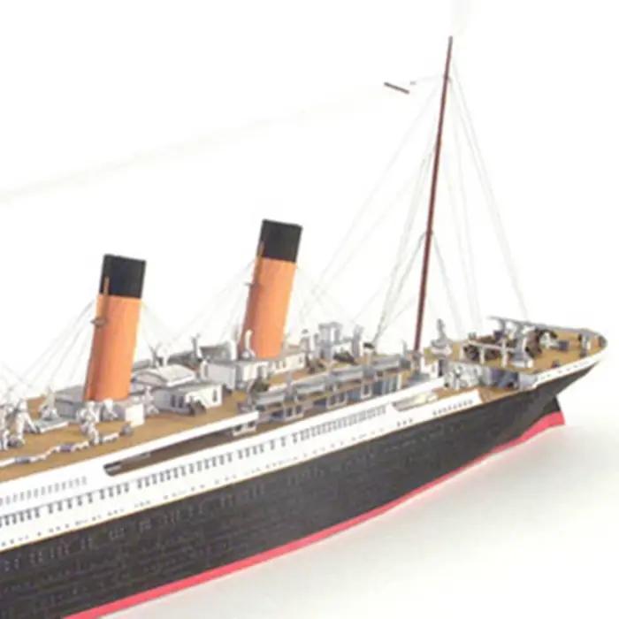 Navire de croisière britannique Titanic 1:400, modèle en papier 3D, puzzle fait à bricolage main, Fan militaire, décoration de bureau à domicile, échelle réelle créative