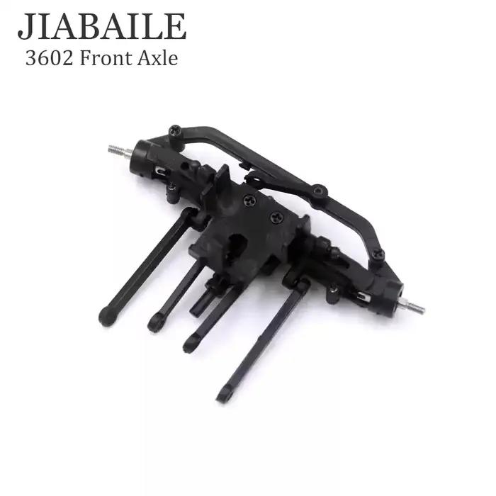 Pièces de voiture RC JIABAILE 3602 3601 1:36 - Amortisseurs, moteurs de direction pour essieux avant et arrière, et pièces de boîtier de transmission