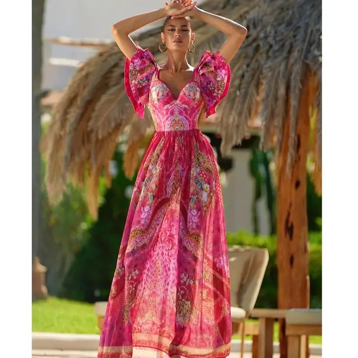 Maillot de bain une pièce et jupe à volants