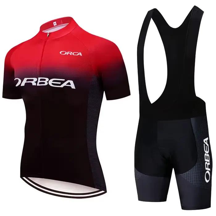 Nouveau ORBEA ORCA maillot de cyclisme vélo Shorts ensemble hommes femmes séchage rapide Ropa Ciclismo 4 poches été Pro vélo T-Shirt vêtements