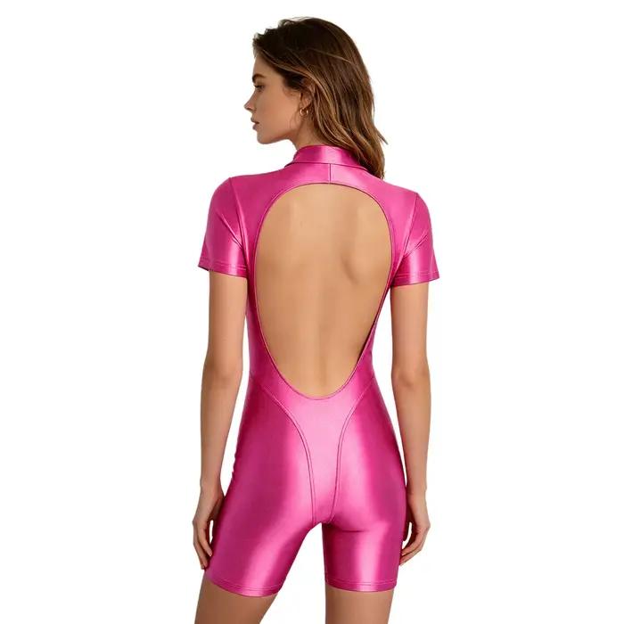 Maillot de bain une pièce brillant pour femme