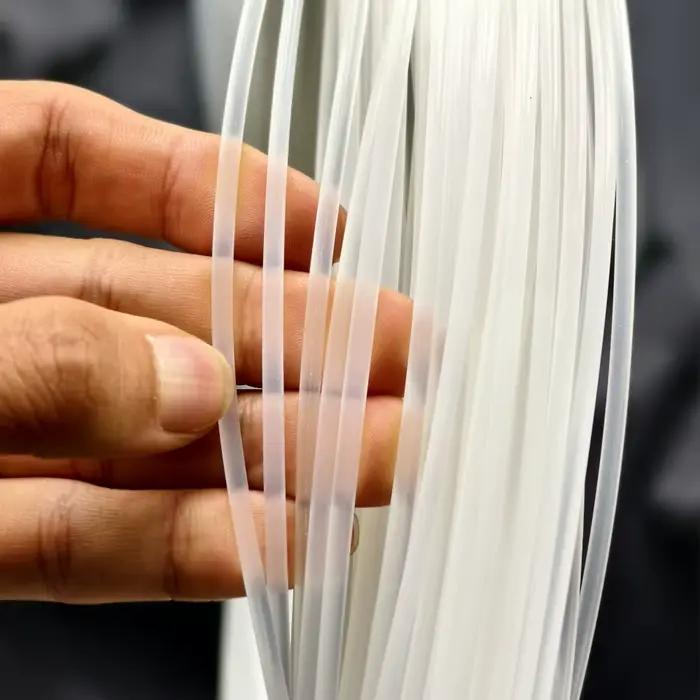 Rompin-Ligne de pêche de grande taille, 100m, fibre optique extra transparente, en nylon, pour bateau de mer, diamètre 2mm, 2.5mm, 3mm, équipement