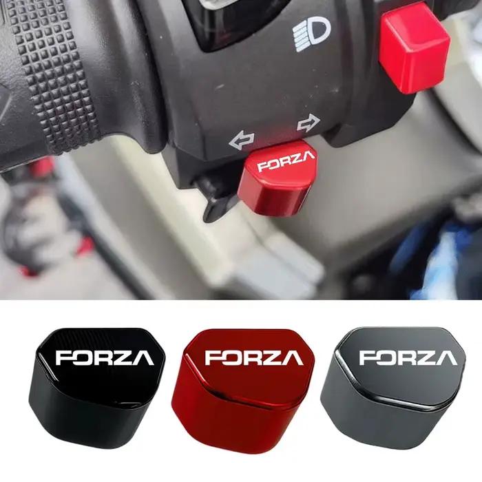 Capuchons de touches de bouton de commutation de clignotant de moto en aluminium, accessoires pour Honda FORZA 125 250 300 350 750