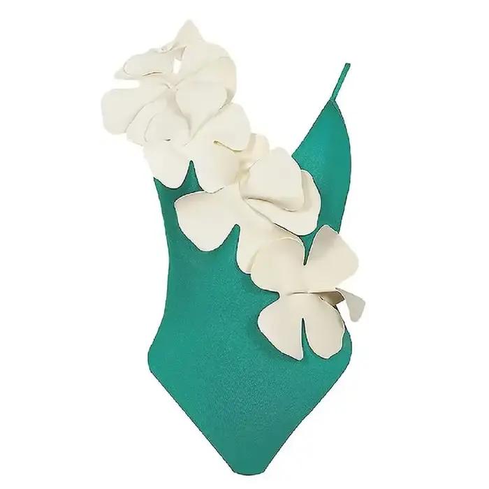 Maillot de bain une pièce à volants