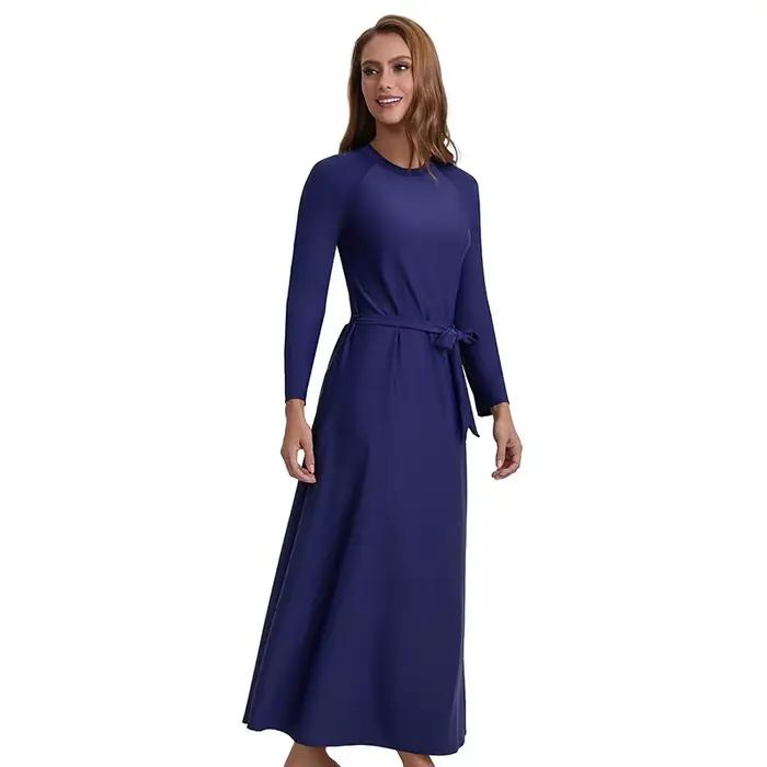 Maillots de bain islamiques à manches longues pour femmes musulmanes modestes 3 pièces | Maillot