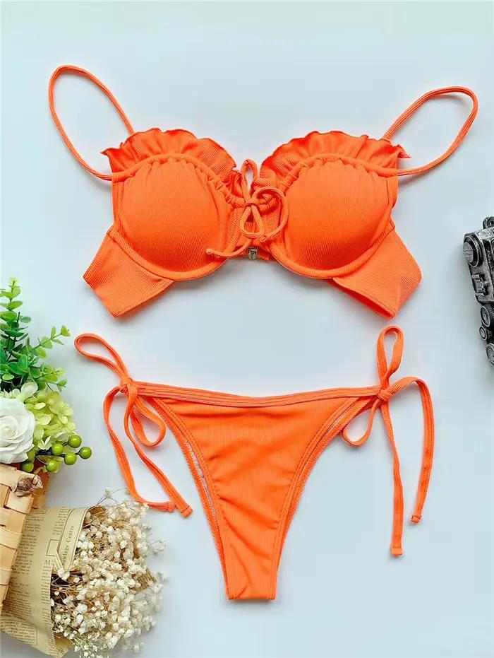 Nouveau Push Up Bikini à armatures maillot de bain