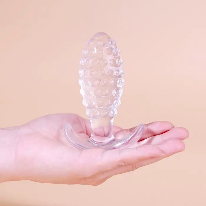 4 tailles ananas Silicone Anal godemichet Anal hommes masseur de Prostate stimulateur masturbateur jouets sexuels pour adultes pour femmes Gay jouets pour adultes