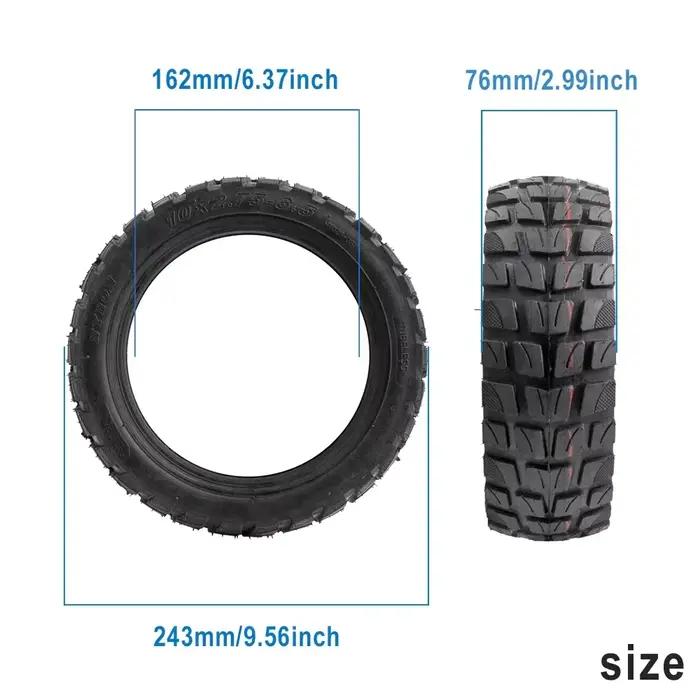 Pneu extérieur 10x2.75-6.5 pour Speedway 5, pour scooter électrique Dualtron 3, 10 pouces, 10*2.75-6.5, pneu tout-terrain sans chambre à air, pièces détachées