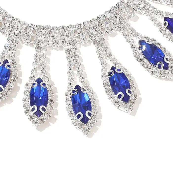 Collier de chien en diamant réglable, bijoux de mariage, décor de luxe, chiot, chaton, petit anom