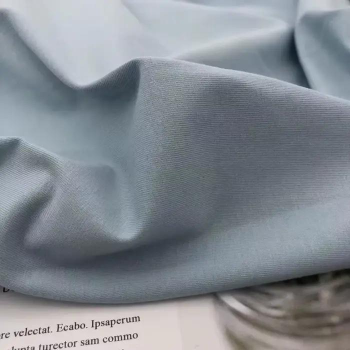 T-Shirt en LyJean-et Coton pour Enfant, Tissu Jersey à Coudre au Mètre, Printemps et Été
