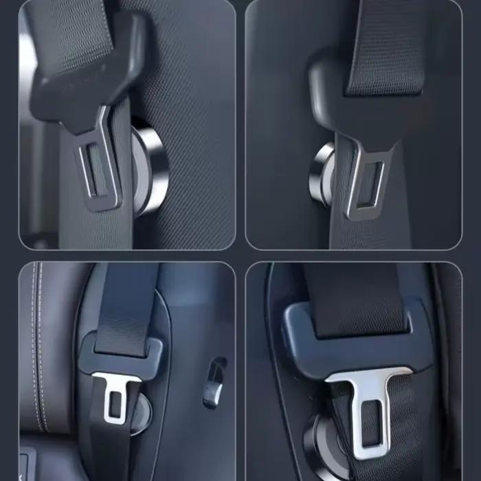 Clip de ceinture de sécurité réglable pour voitures, sécurise et stabilise la ceinture pour empêcher le glissement pendant la conduite.