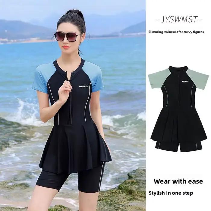 Maillot de bain une pièce conservateur sexy pour femmes Vente chaude de la saison Nouvelle mode sportive minceur