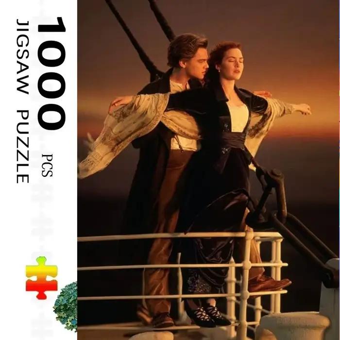 Puzzle du film Titanic de 1000 pièces, décoration de la maison, jeux de puzzle pour adultes, divertissement familial, puzzles au sol, jouets éducatifs pour enfants