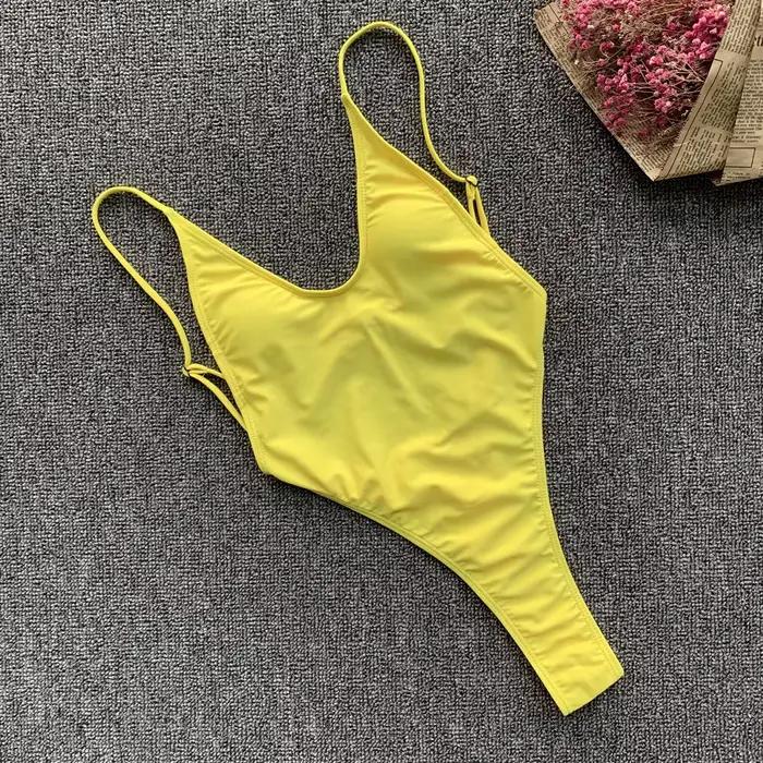 Maillot de bain une pièce vert fluorescent 2026 pour femme