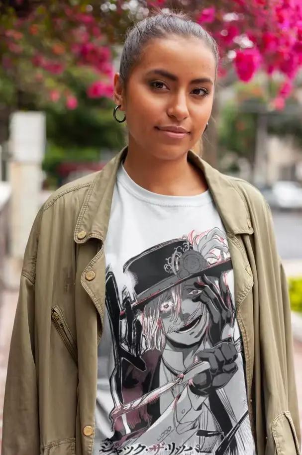 T-Shirt Jack the Ripper pour fille, inspiré du manga, inspiré du bouddha Ragnarok, cadeau idéal pour fan
