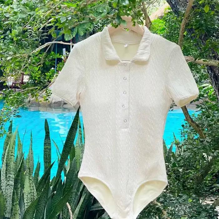Maillot de bain une pièce style Miu pour femme