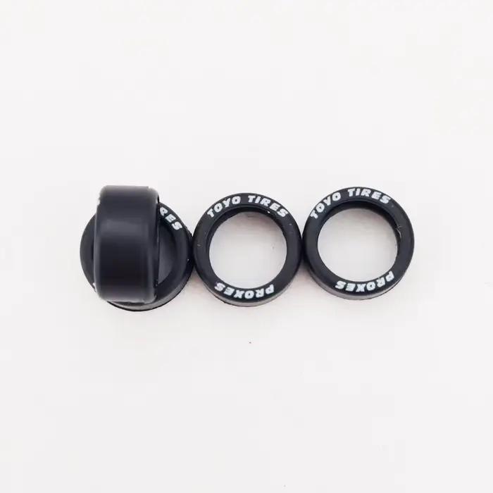 10 ensembles (40 pièces) de pneus de 9,8 mm pour voitures miniatures 1/64, pièces de rechange pour voitures 1:64
