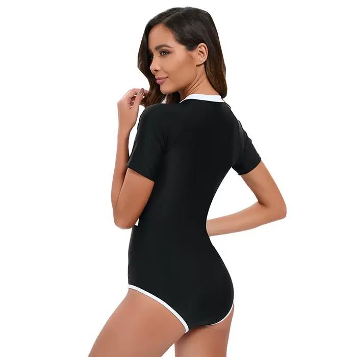 Maillot de bain Sexy noir et blanc