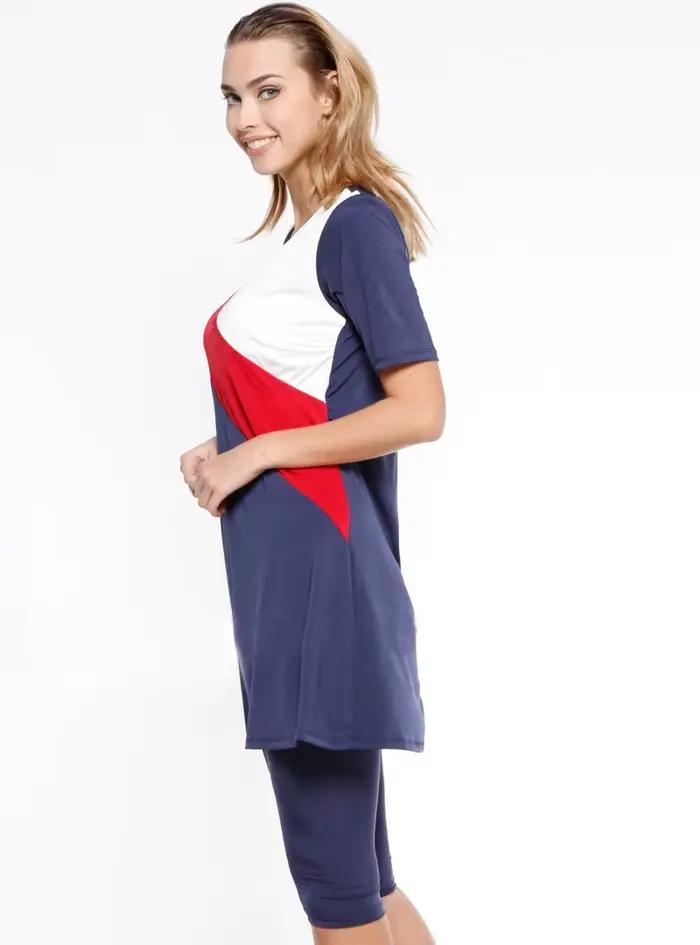 Maillot de bain musulman à manches courtes pour femme