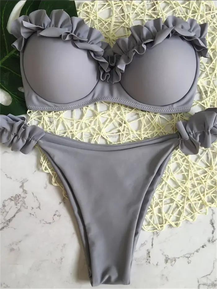 Maillot de bain sexy imprimé animal léopard