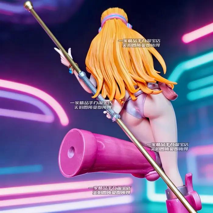 Statue Nami One Piece Série Egghead Island Finition Nacrée Brillante Base Magnétique Cadeau Anime pour Homme Décoration Peripérienne