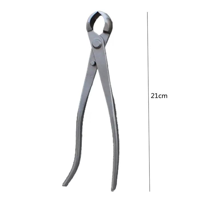 Coupe-bouton de bonsaï, coupe-bord Concave, pince coupante de racines, ciseaux de cisaillement à bille, modélisation de paysage, outils de bonsaï de jardin 210mm