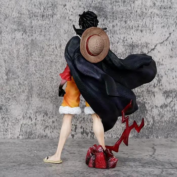 Figurine Luffy Kaidou Duel Head, 17cm, Anime, One Piece, Proxy, Monkey D Modèle de jouet Luffy en PVC, posture debout, jouet à collectionner, cadeau