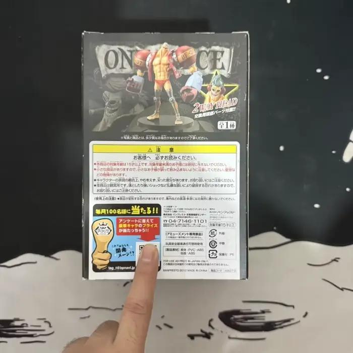 Figurines d'action One Piece Two Years Later FRANKY DXF, ornements périphériques, collection de jeux tendance, bandes dessinées japonaises Bandai Banpresto