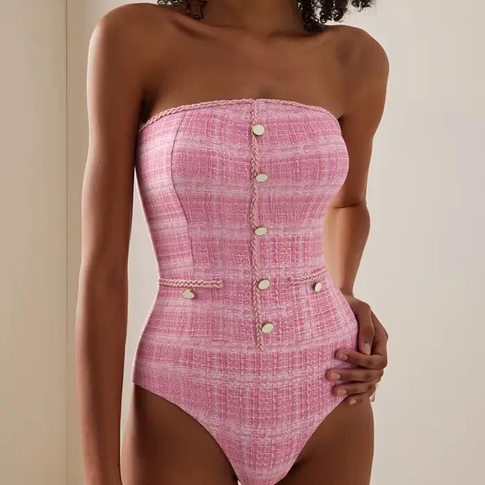 Taille haute femmes Sexy bretelles maillot de bain et Shorts été