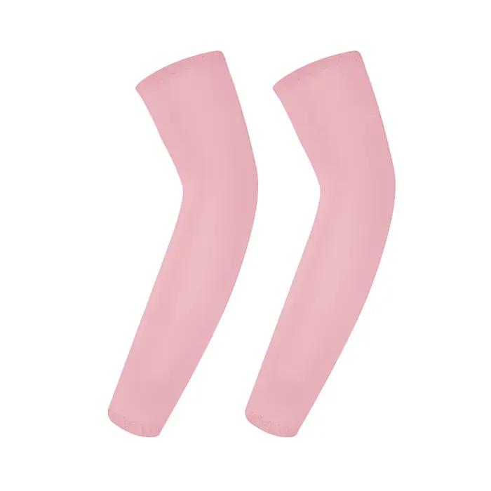Gants de cyclisme anti-UV sans doigts pour enfants, manchons de bras élastiques rafraîchissants en soie glacée pour sports d'été, protections de bras à séchage rapide