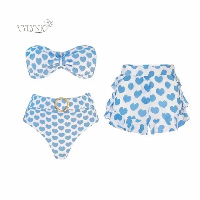 Maillot de bain deux pièces avec jupe