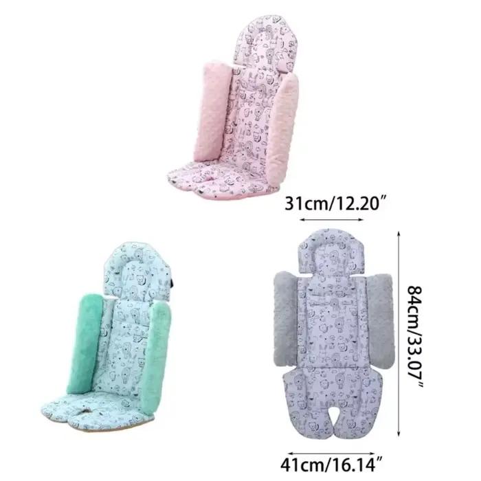Coussin de poussette pour bébé, motif de dessin animé, accessoires de poussette, coussin de siège pour bébé, tapis de voiture, coussin de siège de voiture