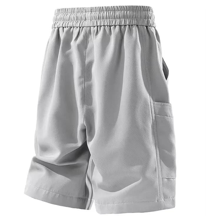 Shorts pour hommes en tailles 6XL, 7XL, 8XL, Nouveaux shorts d'été pour hommes, Pantalons décontractés de sport couleur unie, Pantalon de sport fitness cinq-quarts 1502