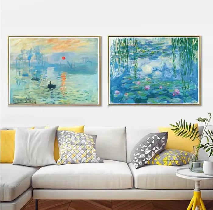 Puzzle 1000 pièces pour adultes et enfants, Puzzle de paysage Monet, jouet, jeu familial, célèbre monde, peinture à l'huile, décoration de la maison