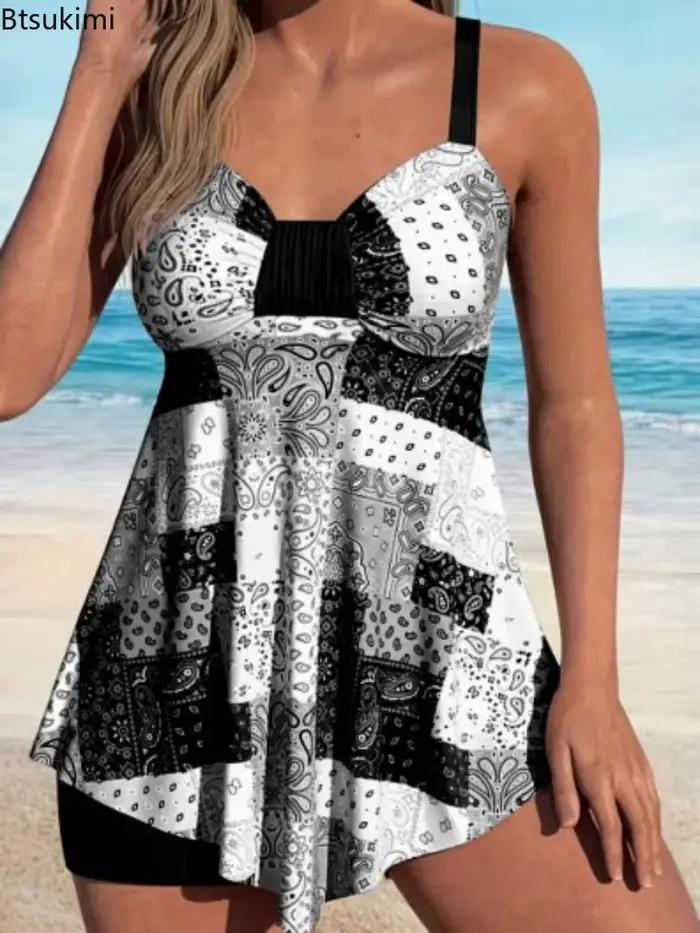 Maillot de bain une pièce sexy imprimé taille haute pour femme avec coussinets intégrés sans armatures