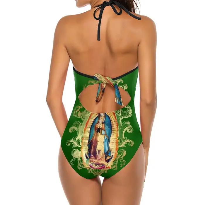 Maillot de bain une pièce à lacets