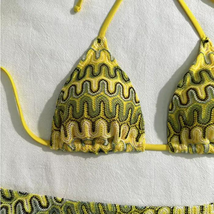 Maillot de bain trois pièces sexy pour femmes