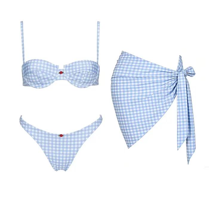 Bikini bandeau push-up pour femme 2026