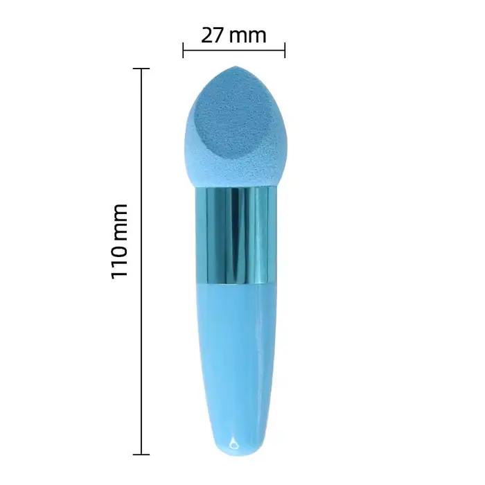Pinceaux de maquillage pour femmes, 1 pièce, tête plus lente, éponge de fond de teint beauté, bouffée de poudre avec poignée, outil cosmétique de forme lisse