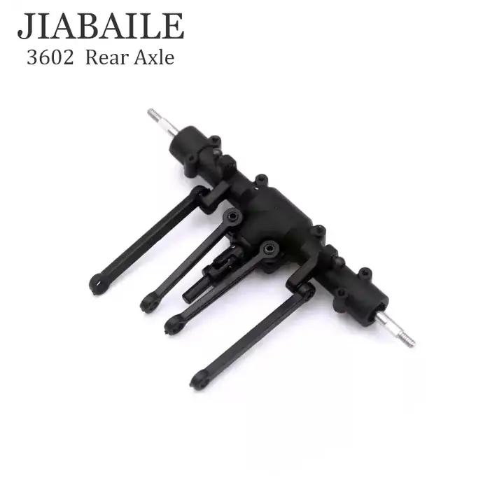 Pièces de voiture RC JIABAILE 3602 3601 1:36 - Amortisseurs, moteurs de direction pour essieux avant et arrière, et pièces de boîtier de transmission