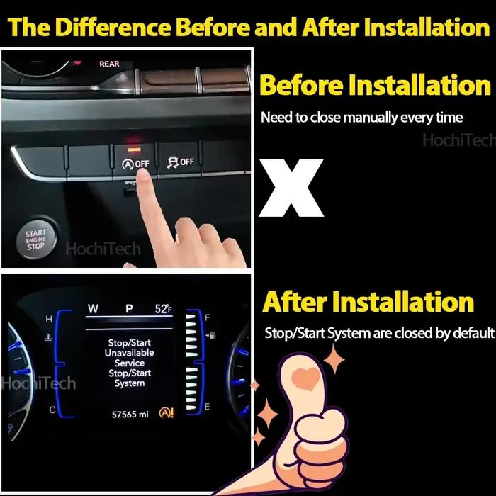 Système de démarrage et d'arrêt automatique du moteur, Plug And Play, arrêt automatique, pour Audi A6 C7 4G 2013 – 2018