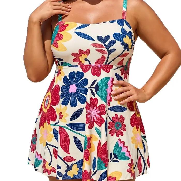 Maillot de bain grande taille L-5XL pour femme