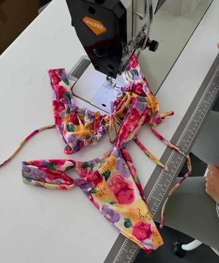 Bikini sexy imprimé push-up pour femme