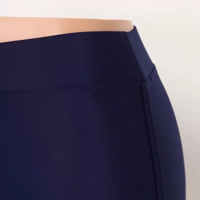 Short de bain taille haute pour femme