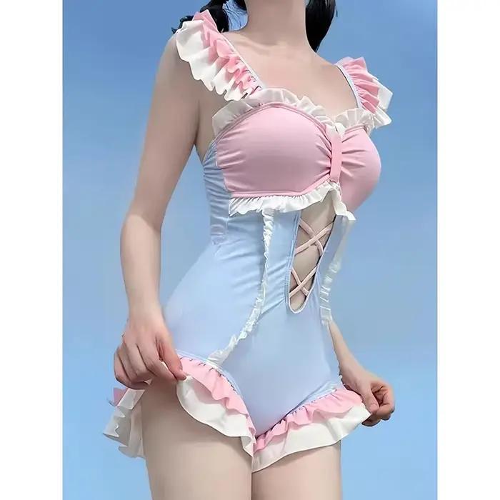 Maillot de bain une pièce rembourré pour femme