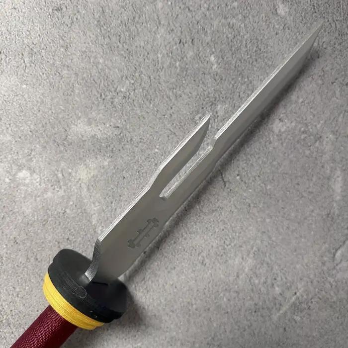 Fushiguro Toji Katana, accessoire de dessin animé Toji, épée réelle, pleine taille, japonais Katana Jujutsu Kaisen, couteau de Cosplay, sabre de samouraï, cadeau, 18 pouces