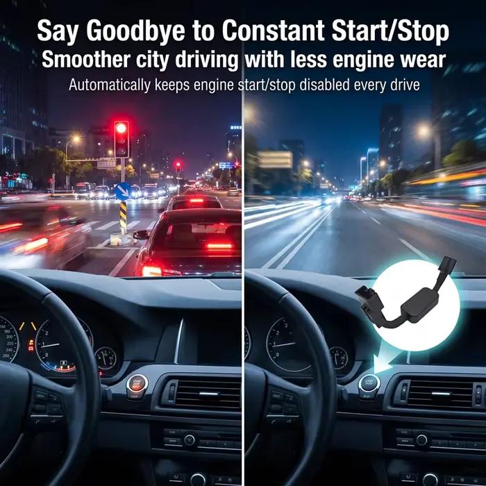Pour Audi A4 S4 RS4 B9 2016-2023 2024 Système d'arrêt et de démarrage automatique du moteur désactivé, arrêt intelligent de la voiture, éliminateur de démarrage et d'arrêt automatique
