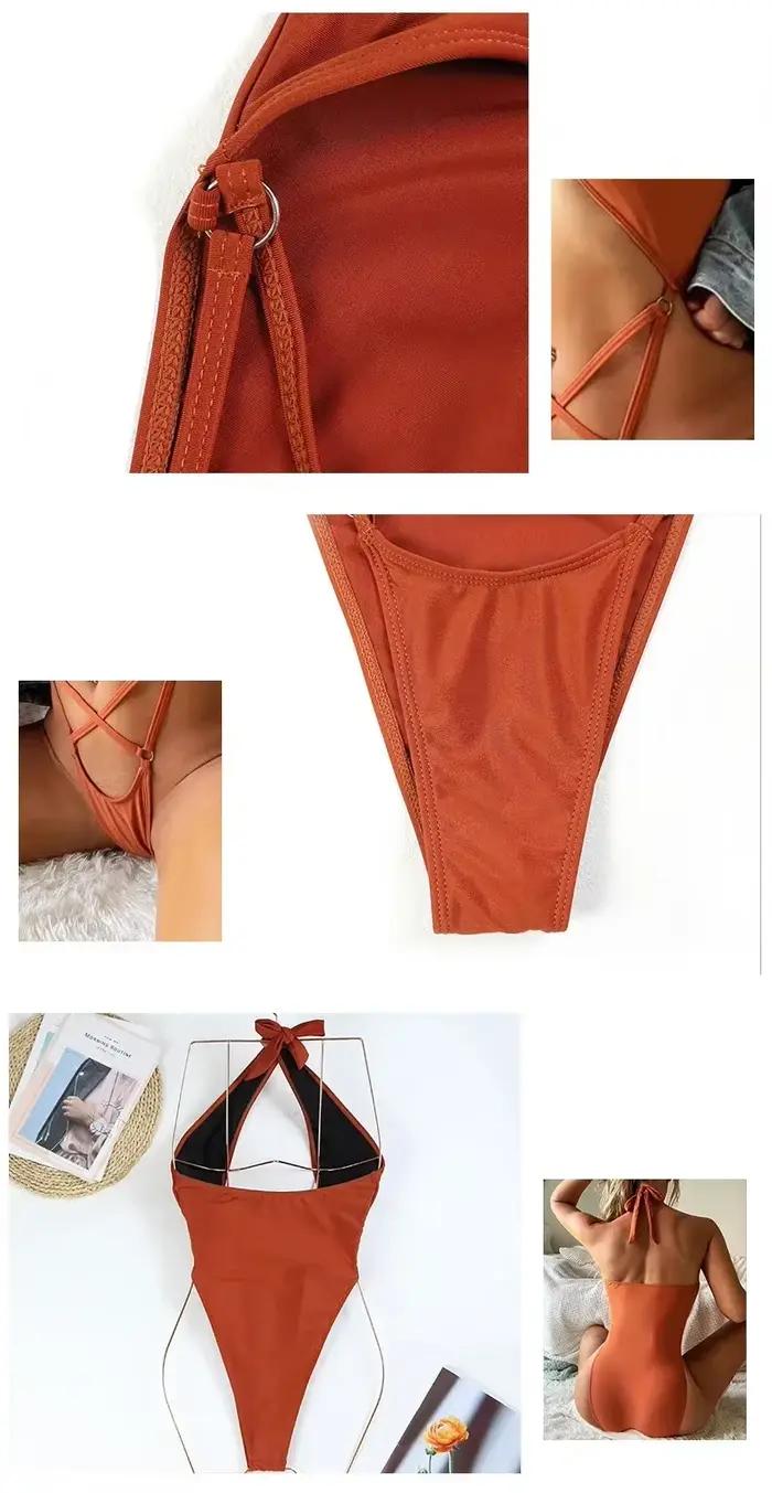 Nouveau Maillot de Bain Une Pièce Sexy 2026 pour Femme